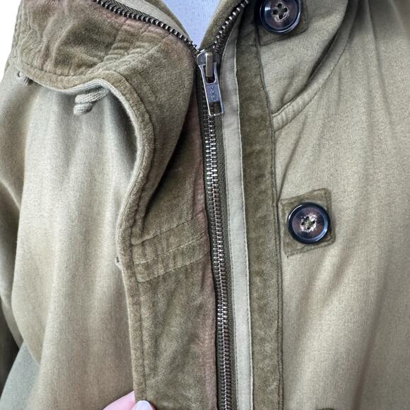 NICHOLAS K Cheyenne Sweatshirt Jacket in Spruce Green Size XS - Picture 14 of 15